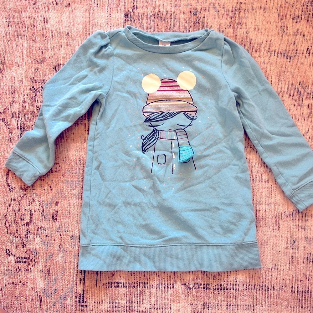 GAP Blue Graphic Sweatshirt